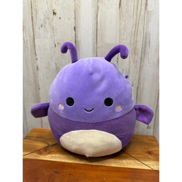 Squishmallows 8" Axel the Purple Beetle Plush Toy - Picture 1 of 5